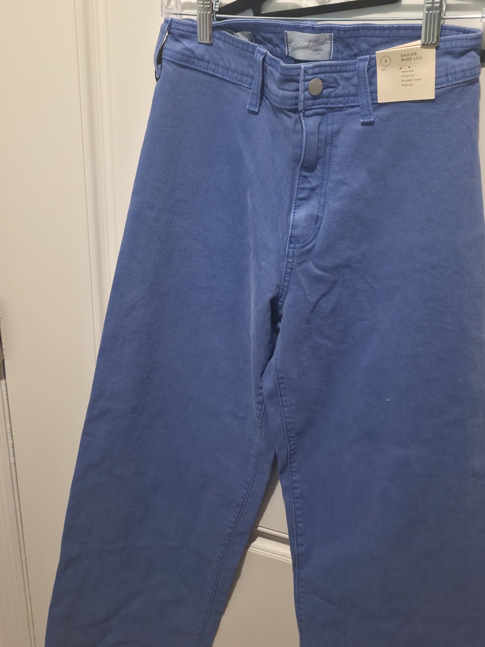 Universal Thread Sailor Wide-Leg Jeans in Blue